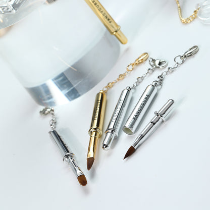 FancyCube Lip Brush gold precision makeup applicator