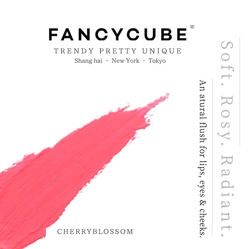 FancyCube Makeup Balm Cherry Blossom texture swatch