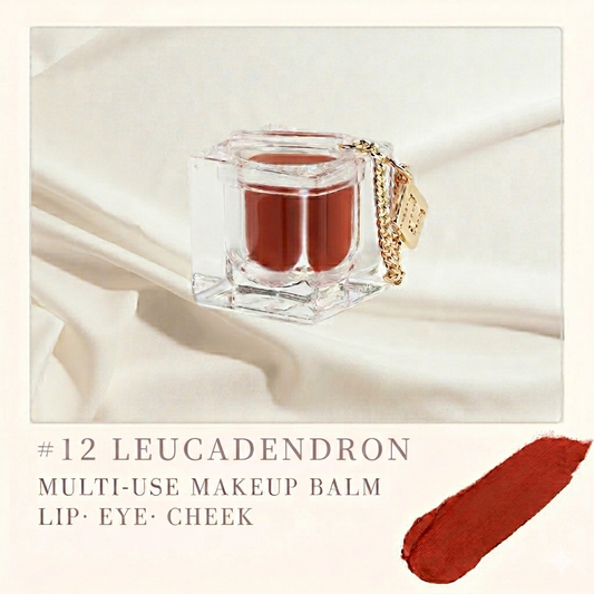 FancyCube Makeup Balm Leucadendron earthy warm vegan colour balm